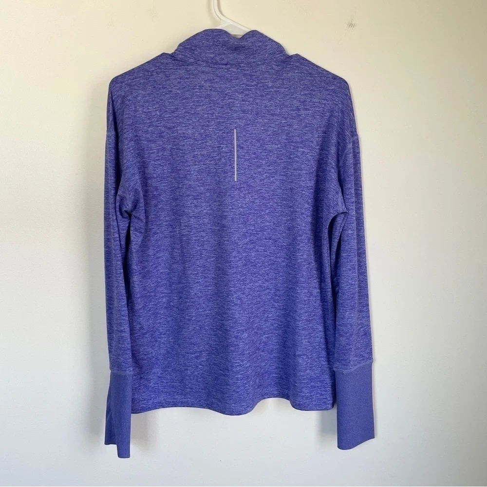 Nike running purple/blue quarter zip top